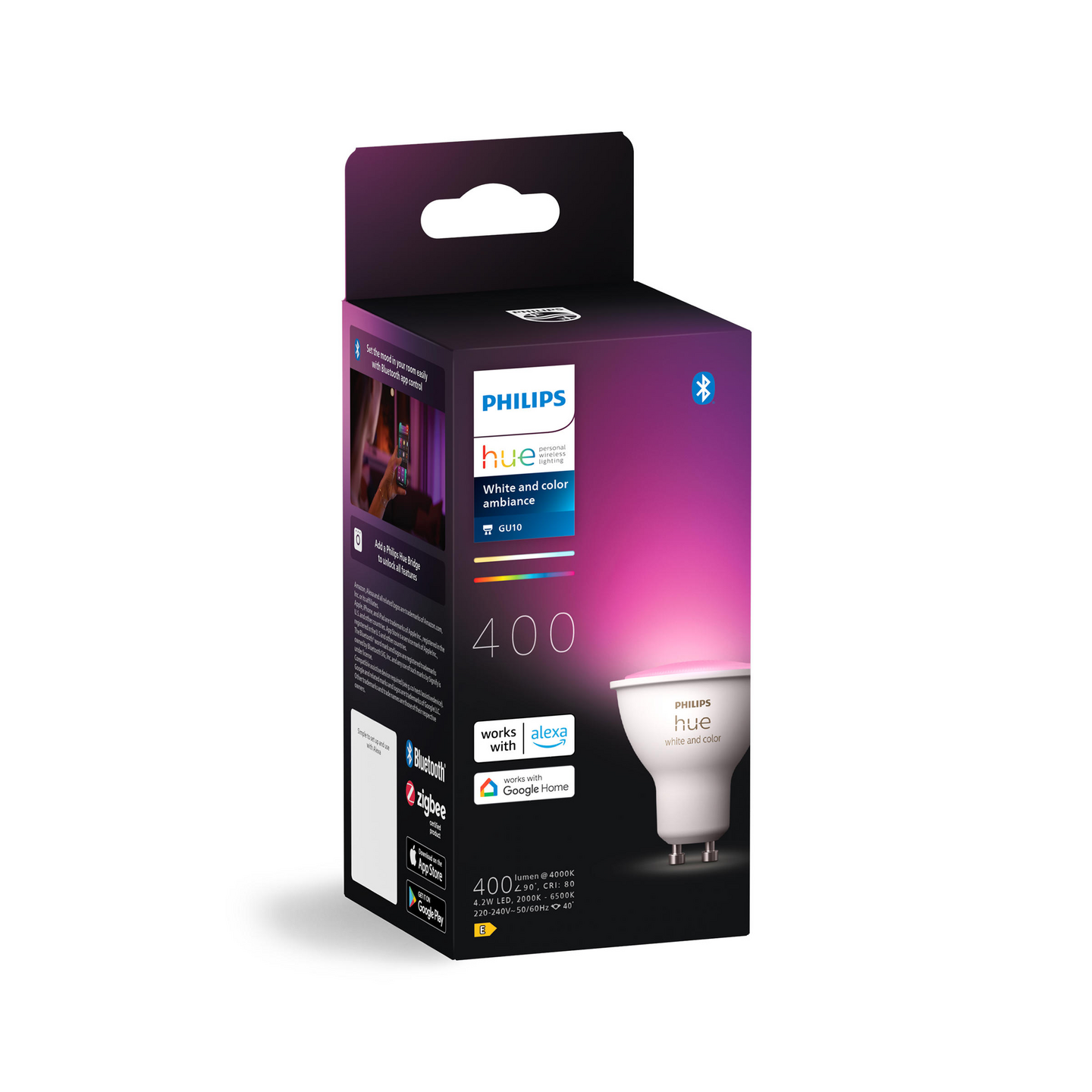 Kohdelamppu Philips Hue White and Color Ambience 4.2 W 400l 2000-6500K GU10