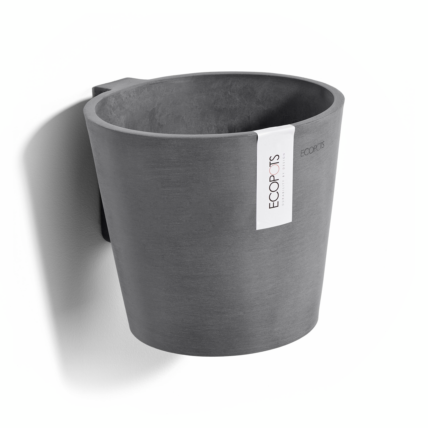 Seinäruukku Ecopots Amsterdam 20cm harmaa