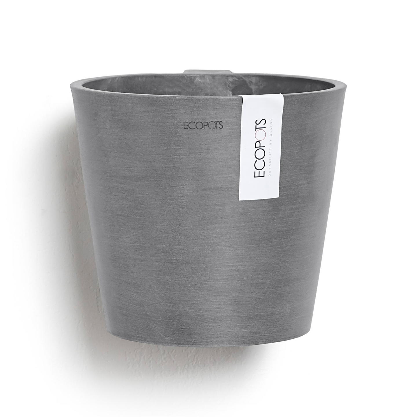 Seinäruukku Ecopots Amsterdam 20cm harmaa