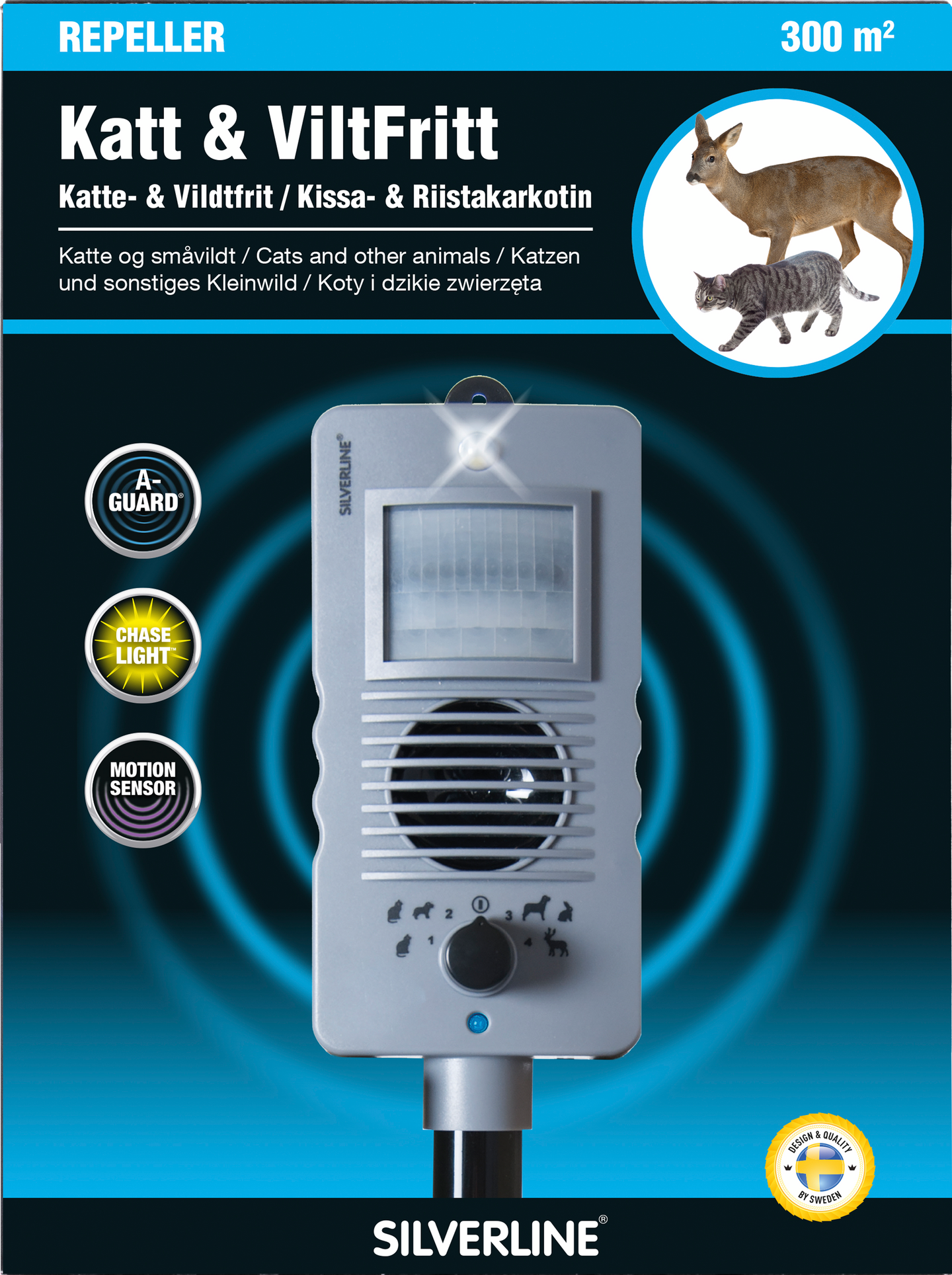 Kissa- ja villieläinkarkotin Silverline KV300