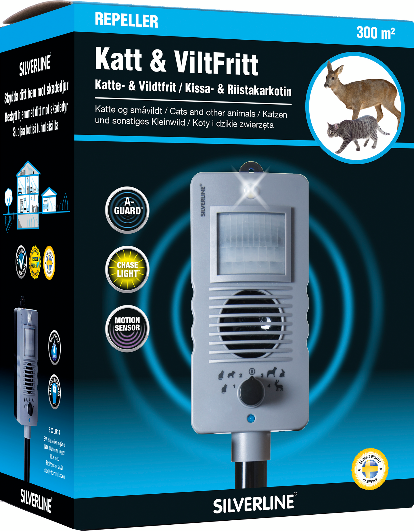 Kissa- ja villieläinkarkotin Silverline KV300