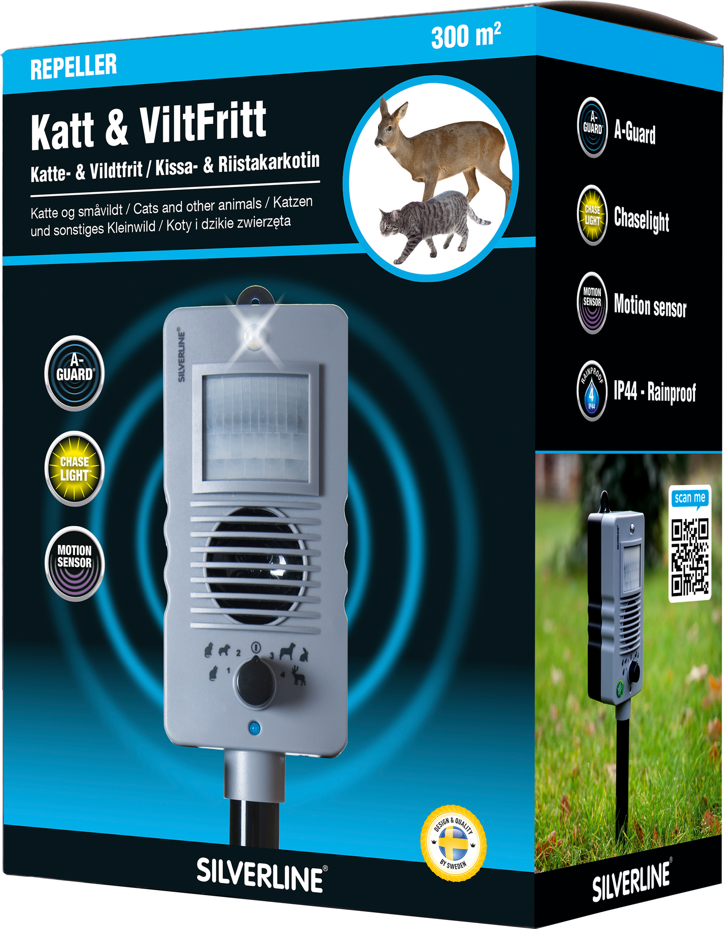 Kissa- ja villieläinkarkotin Silverline KV300