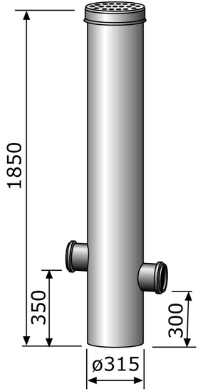 Näytteenottokaivo Uponor 315
