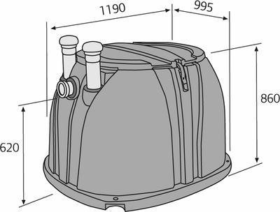 Harmaavesisuodatin Mökki Uponor 1050931