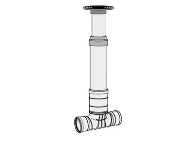 Tarkastusputki Uponor 1003535 200/110 2,5m