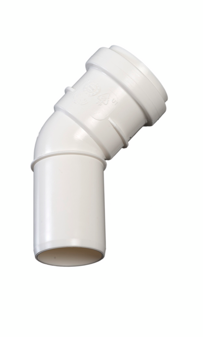 Viemärin kulmayhde Uponor 32x45 valkoinen