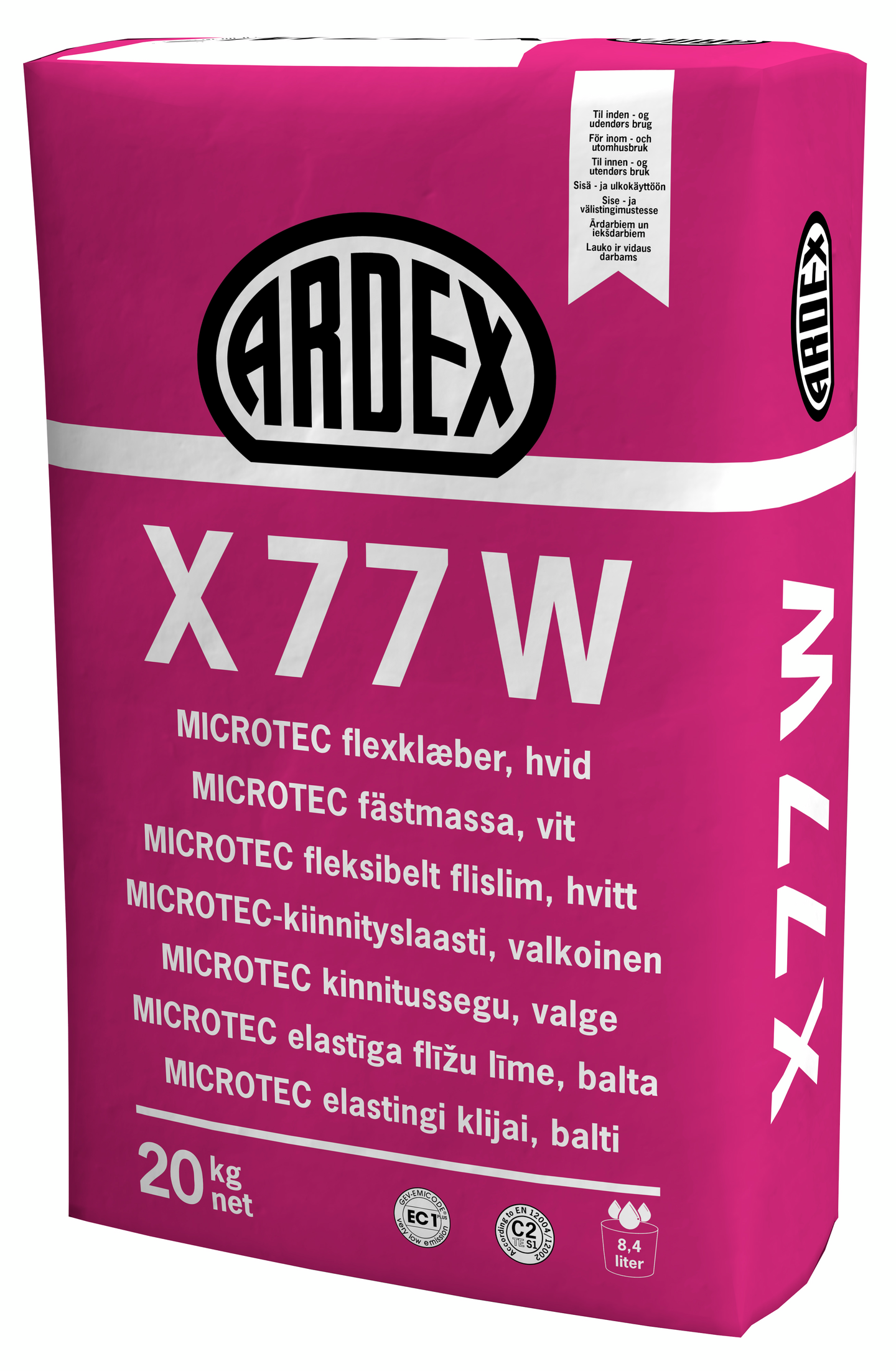 Kiinnityslaasti ARDEX X 77 W 20kg
