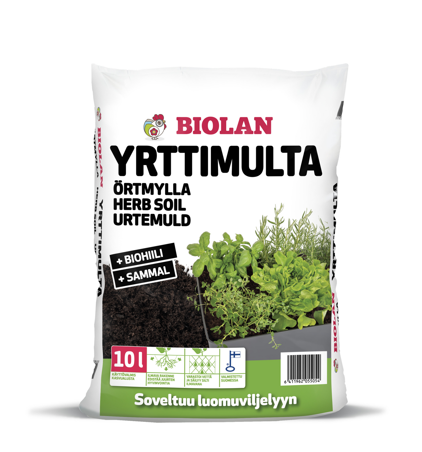 Yrttimulta Biolan 10l