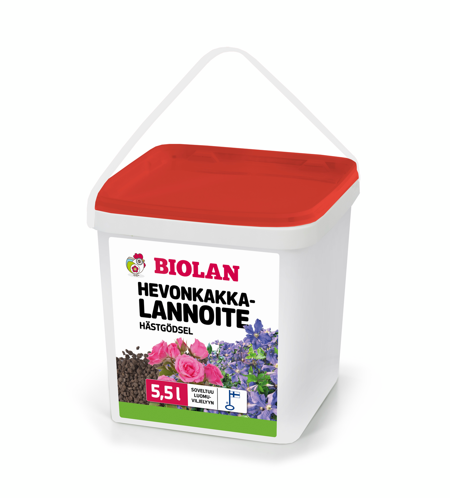 Hevonkakkalannoite Biolan 5,5l pakki