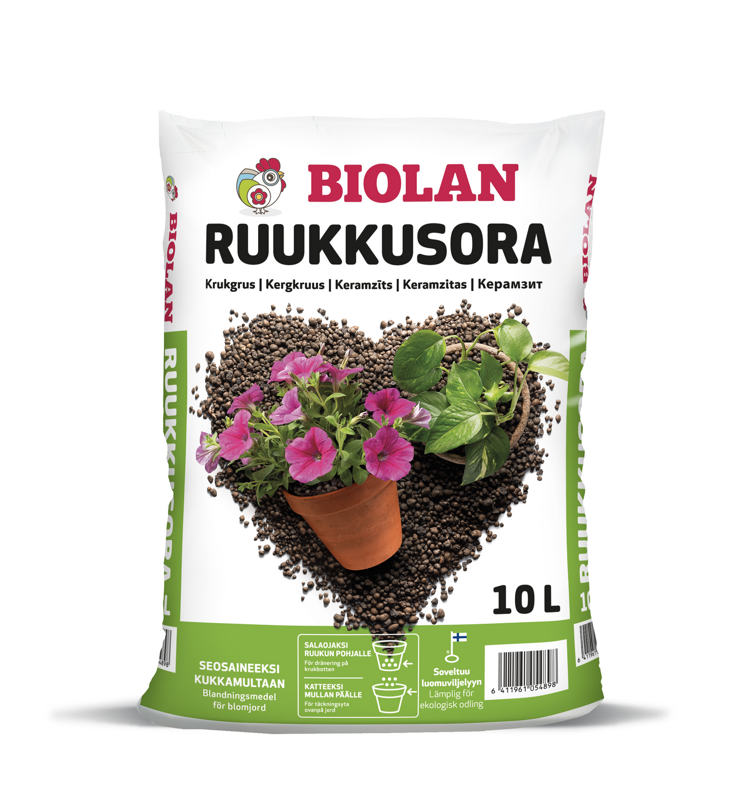 Ruukkusora Biolan 10l