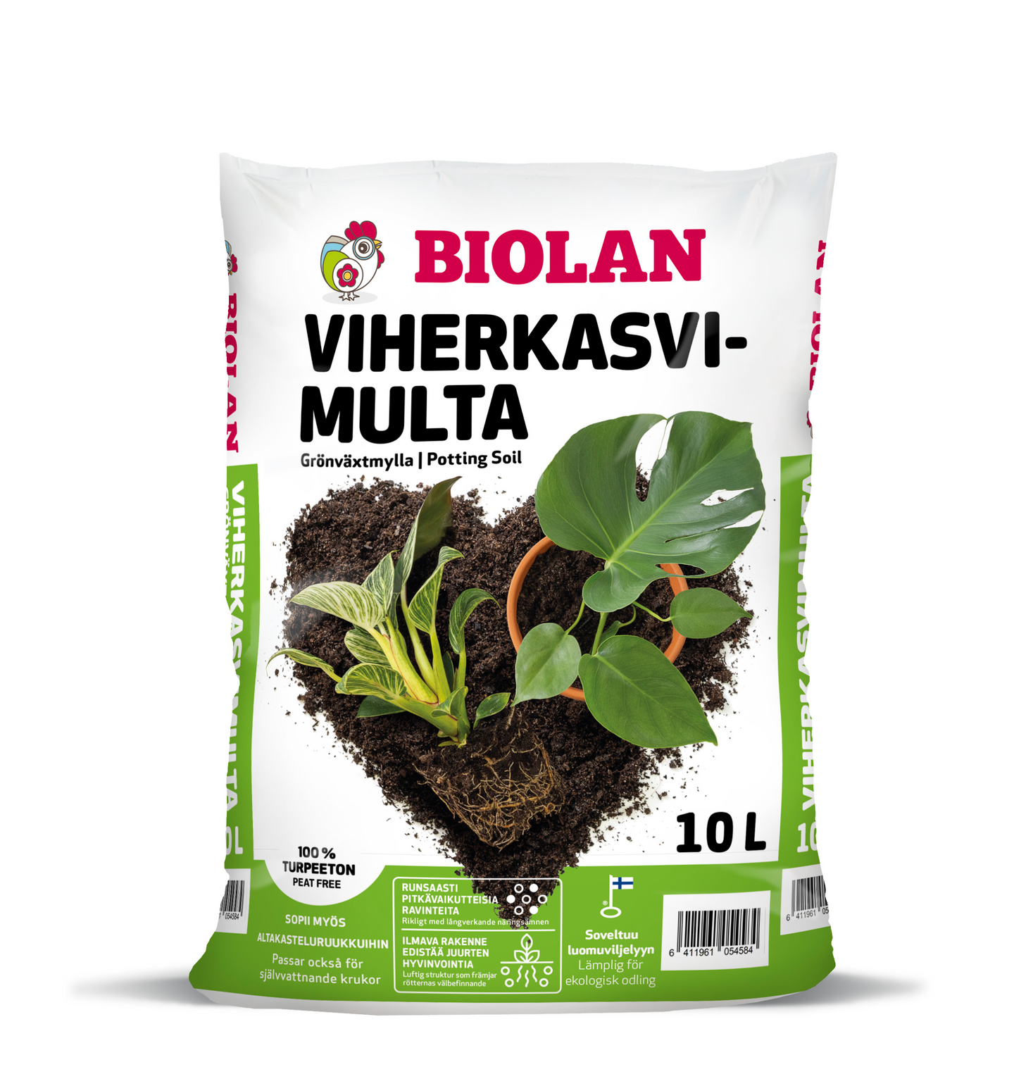 Viherkasvimulta Biolan turpeeton 10l