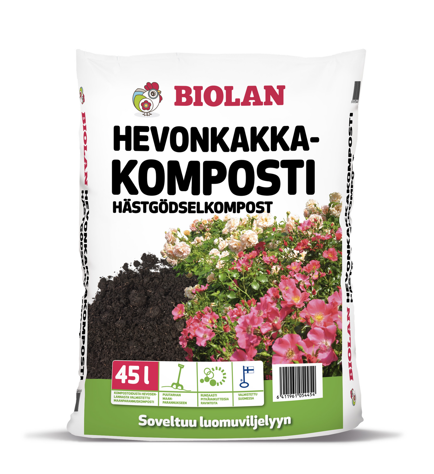 Hevonkakkakomposti Biolan 45l