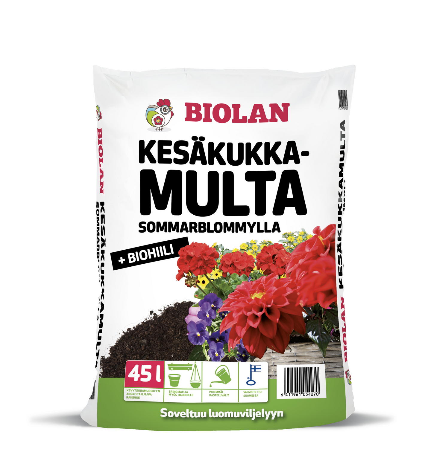 Kesäkukkamulta Biolan 45l