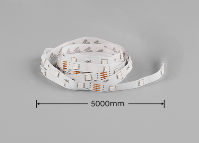 Led-valonauha TRIO RGB 5m 18W kaukosäätimellä IP20 valkoinen