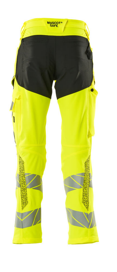 Housut Hi-Vis Mascot 19479-711-1709 keltainen koko 82C48