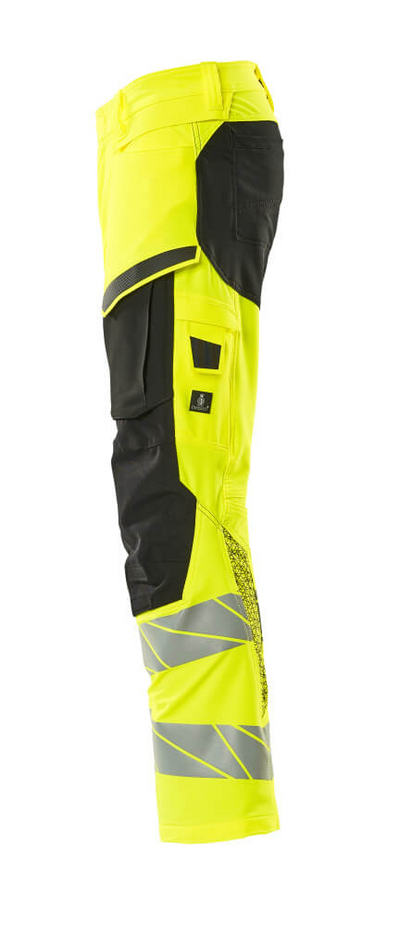 Housut Hi-Vis Mascot 19479-711-1709 keltainen koko 82C48