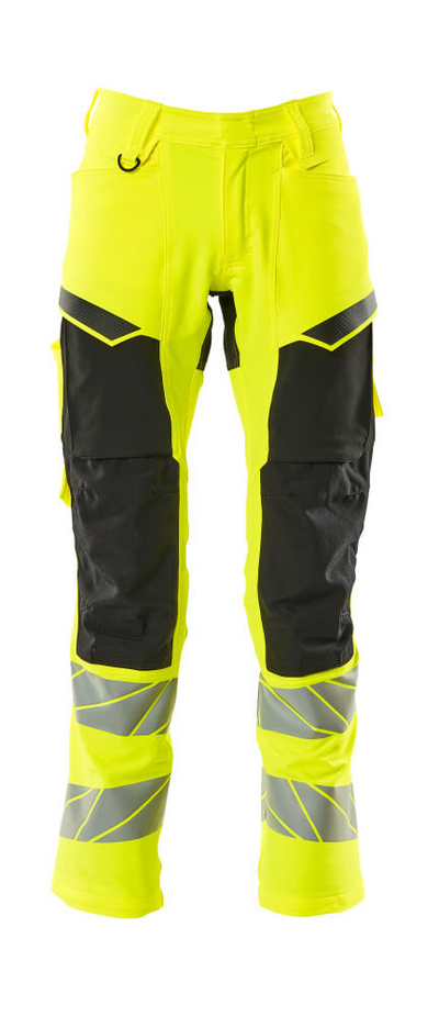Housut Hi-Vis Mascot 19479-711-1709 keltainen koko 82C48