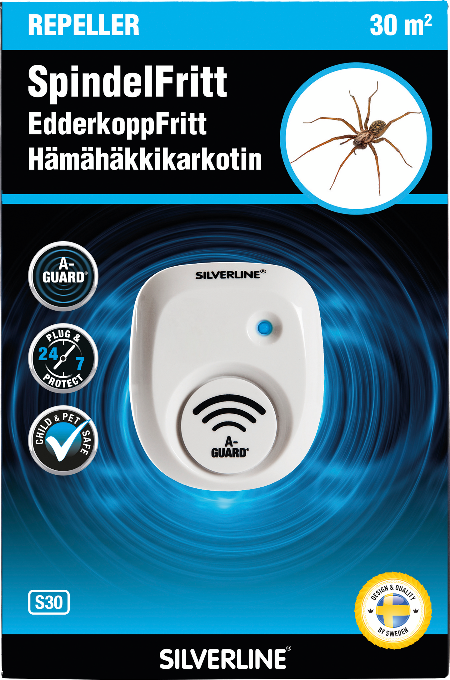 Hämähäkkikarkotin Silverline S30