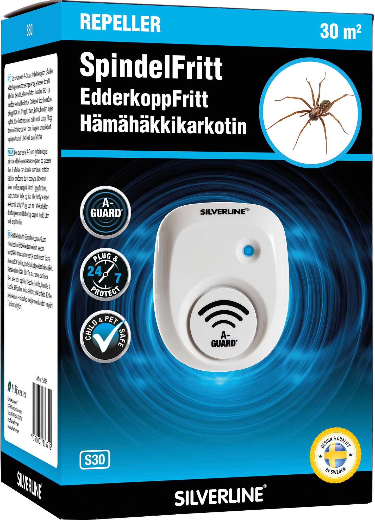 Hämähäkkikarkotin Silverline S30