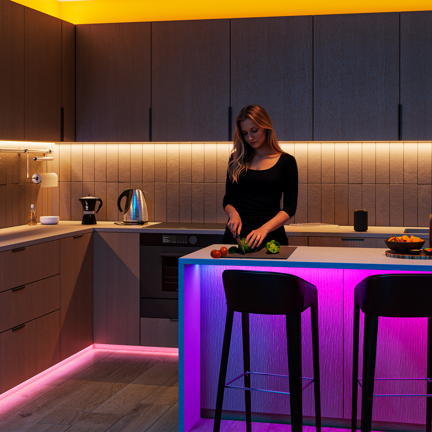 Pöytävalaisin Philips Smart led valkoinen