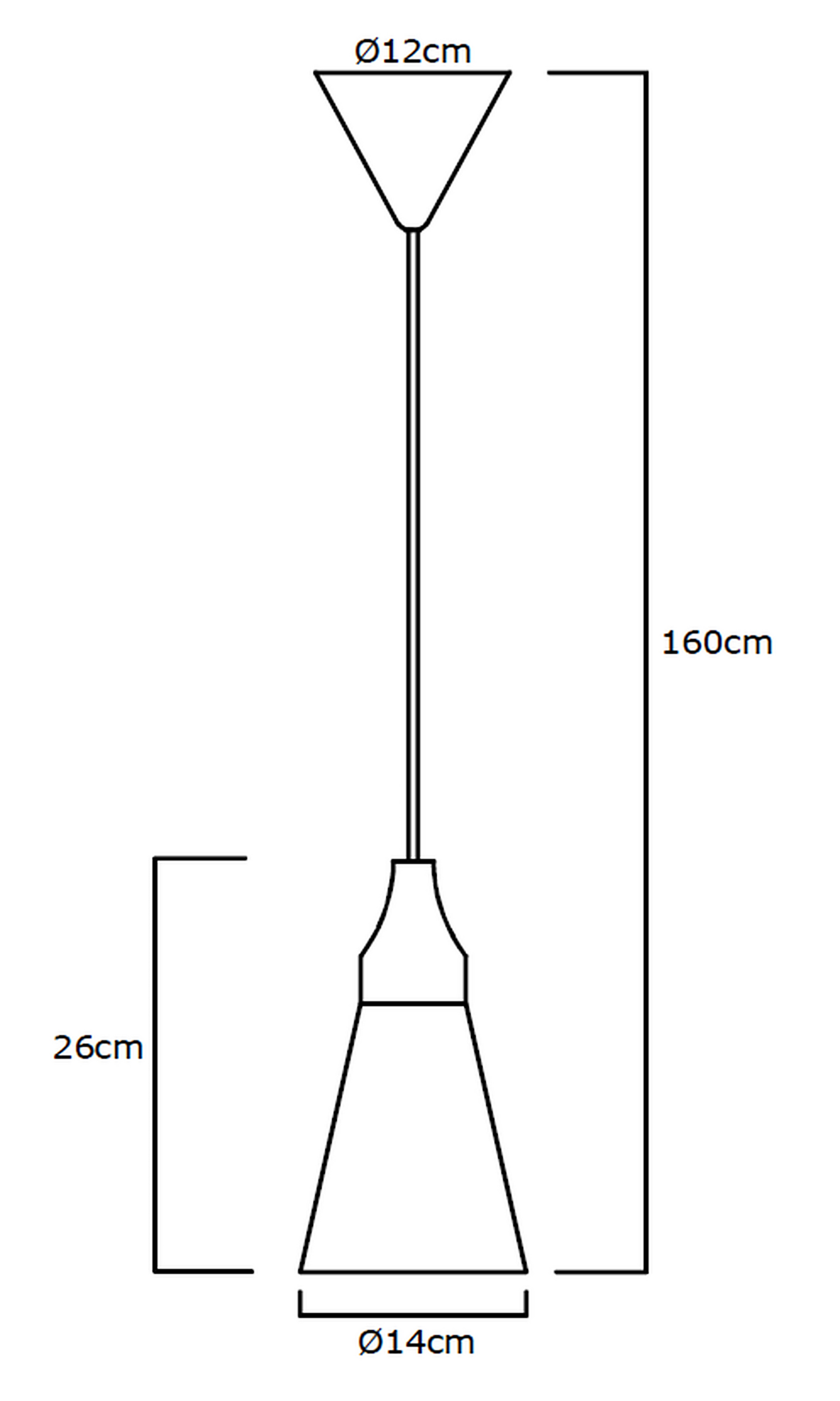 Riippuvalaisin FocusLight Elma 140mm E27 musta/puu