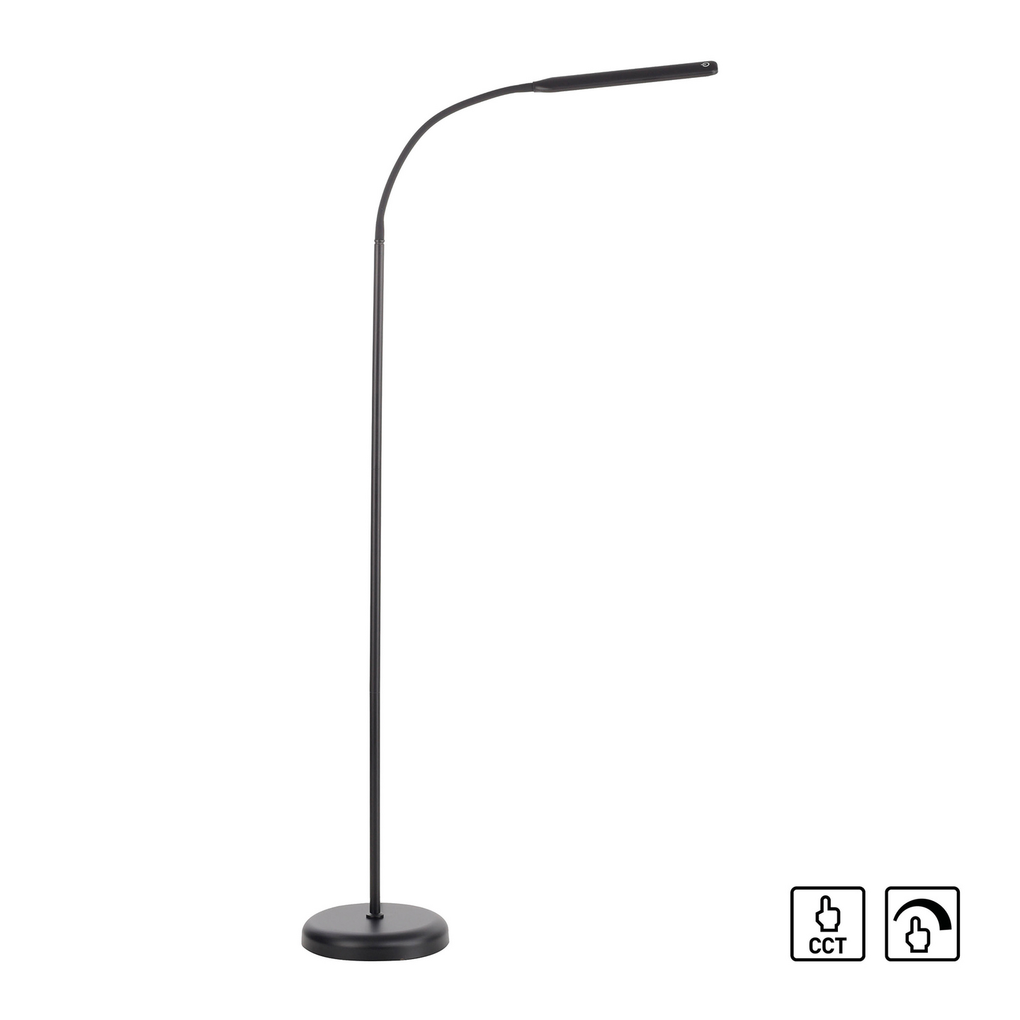 Lattiavalaisin JustLight Elly 7W CCT 2700-5000K musta