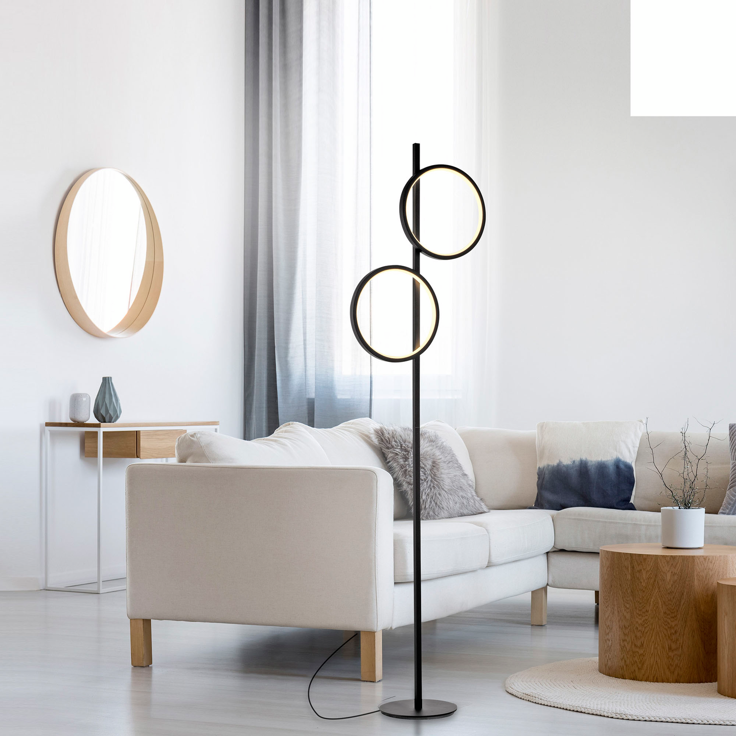 Lattiavalaisin JustLight Mini-Ritus musta