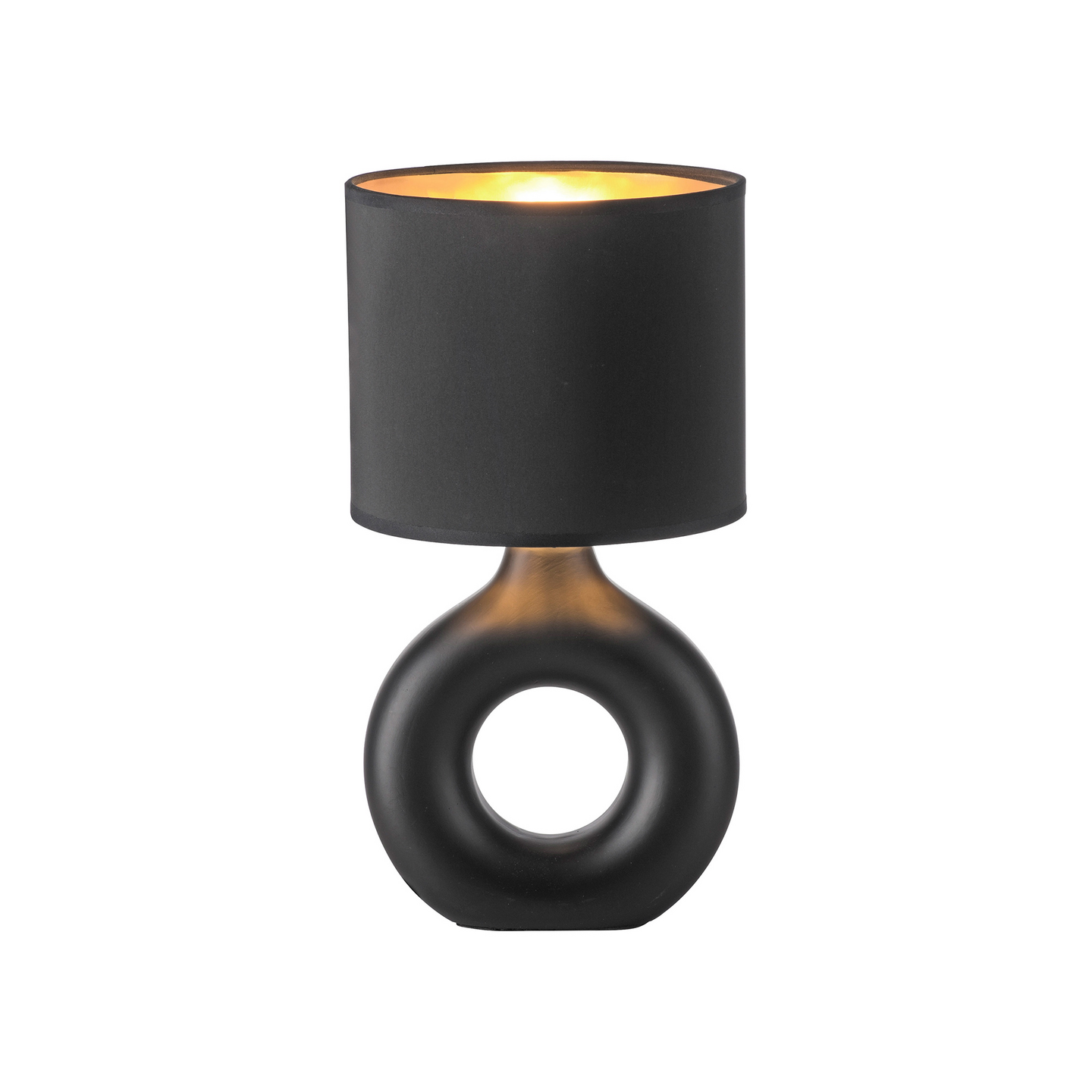 Pöytävalaisin JustLight Carara E27 musta
