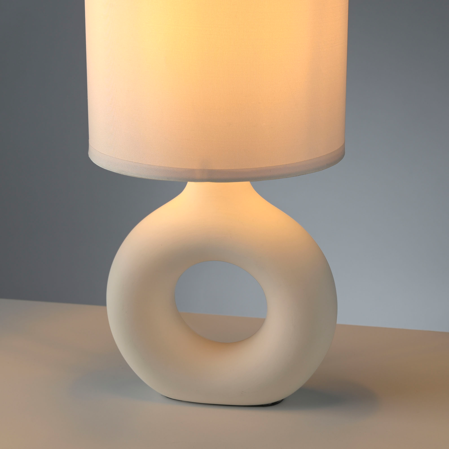 Pöytävalaisin JustLight Carara E27 beige