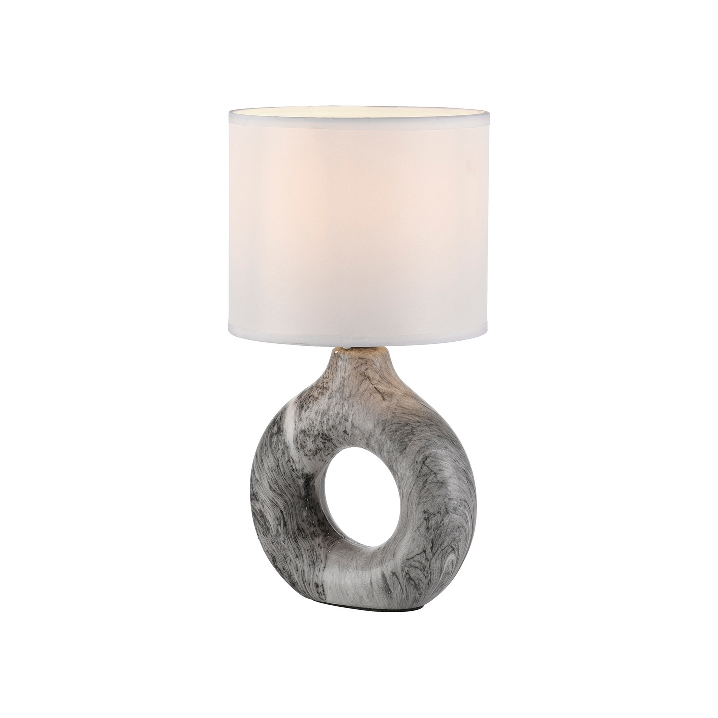 Pöytävalaisin JustLight Carara E27 harmaa