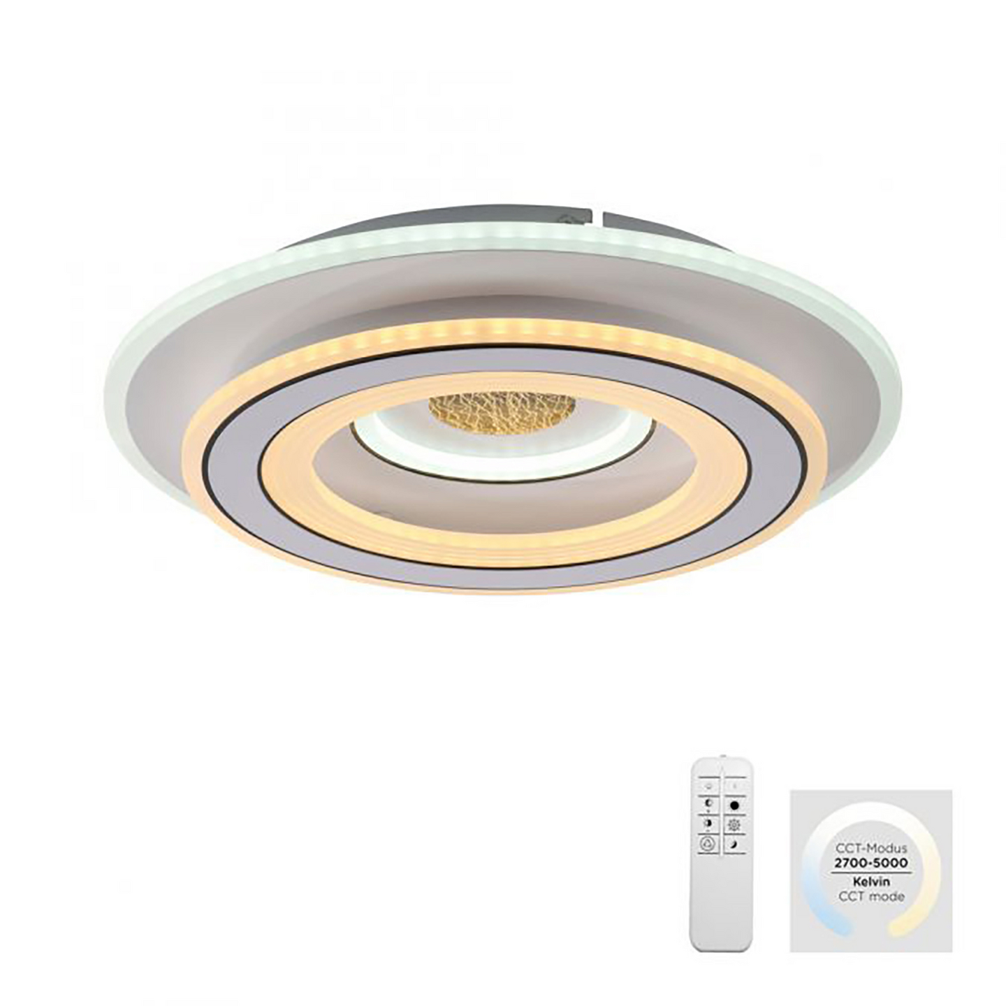 Kattovalaisin Justlight Tolago led 40W CCT valkoinen pyöreä 400mm