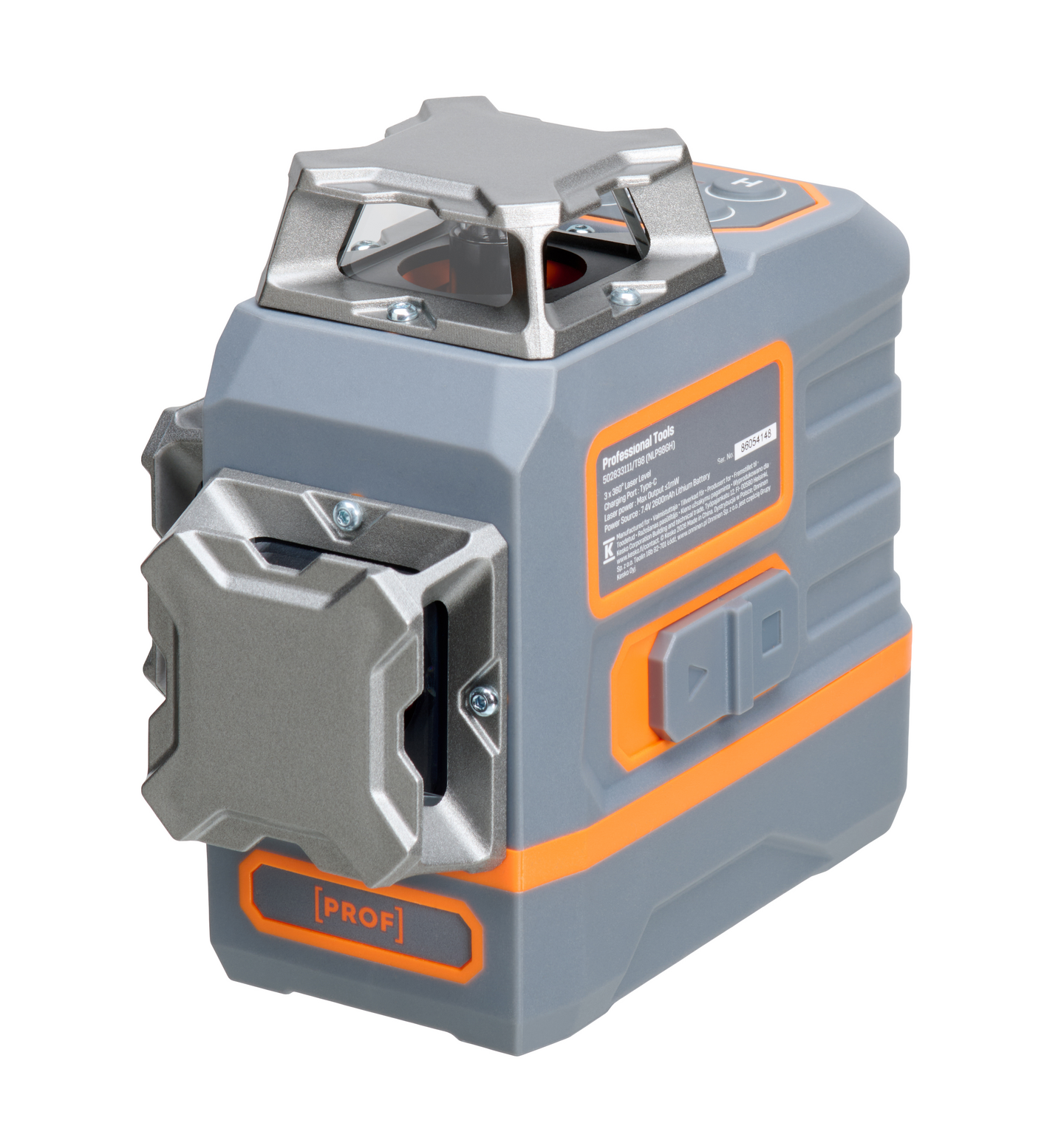 Linjalaser PROF 3X360G-Y25 vihreä laser
