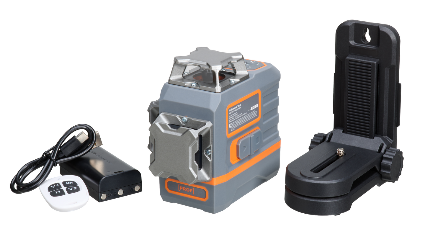 Linjalaser PROF 3X360G-Y25 vihreä laser