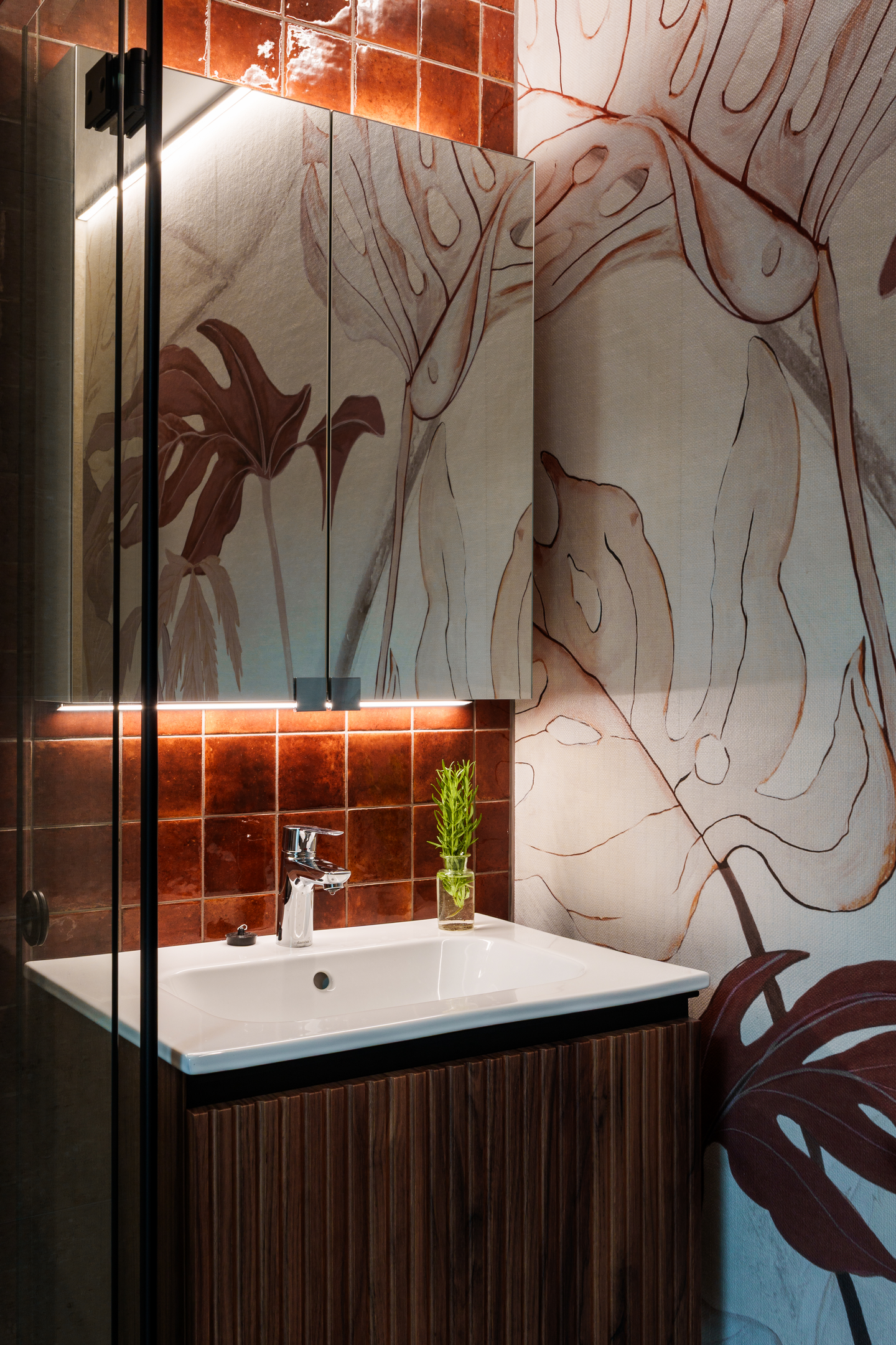 Seinä/lattialaatta Lume 10x10 Caramel Lux 0,72m²