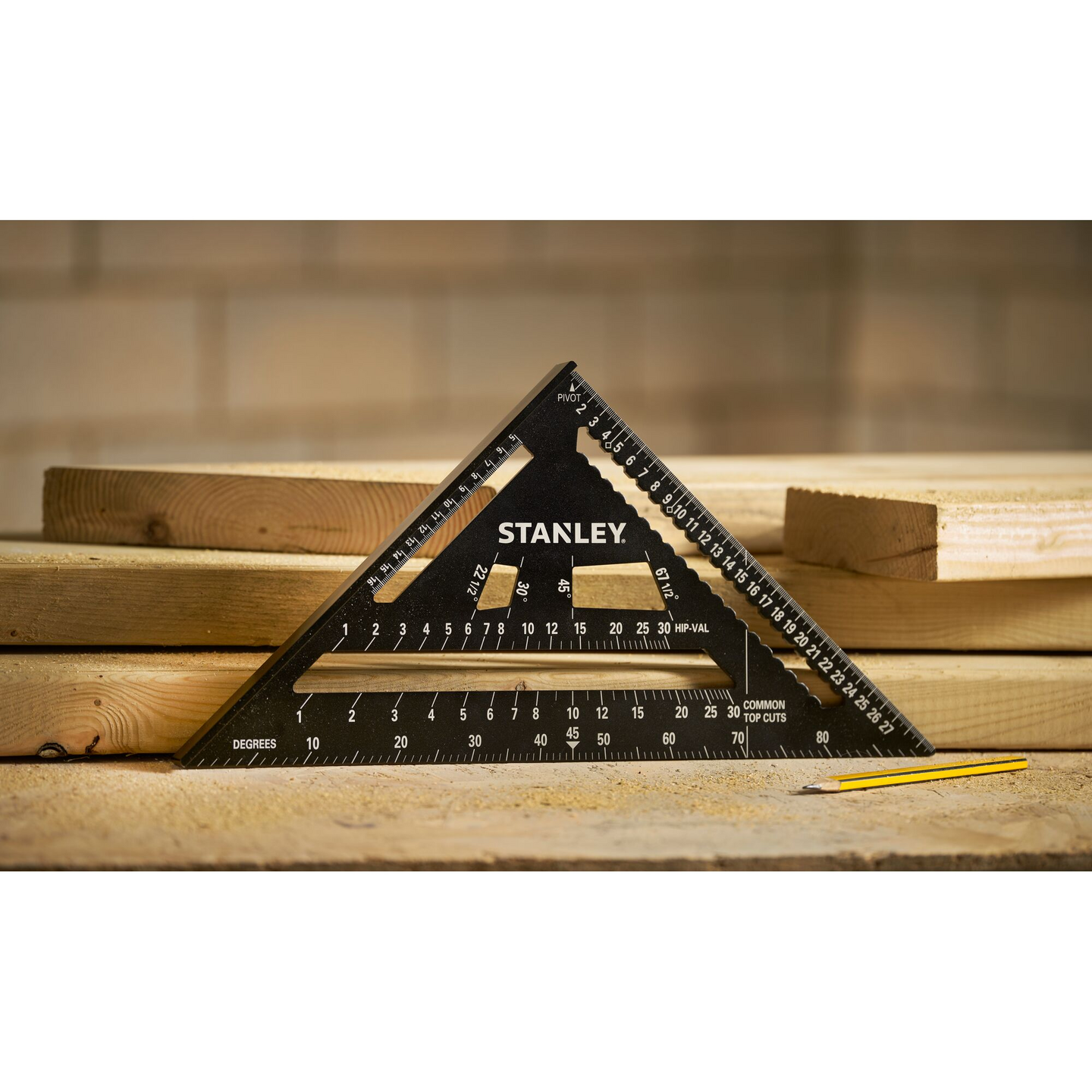 Suorakulma Stanley alumiininen 300mm
