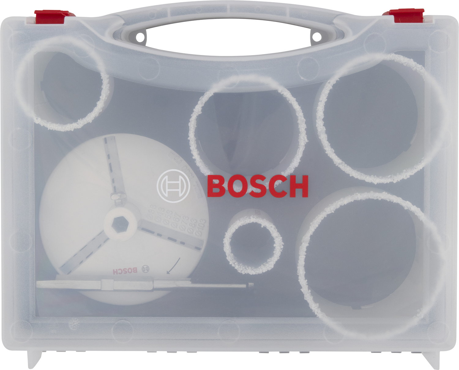 Reikäsahasarja Bosch tiili ja pehmeä laatta 33/53/67/73/83x60mm