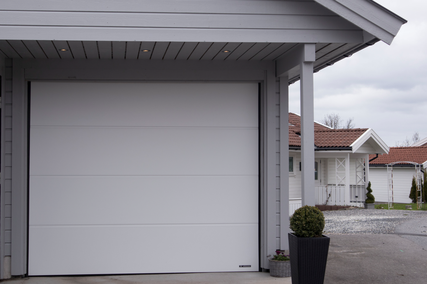 GARASJEPORT STÅL 400X200 RUTE