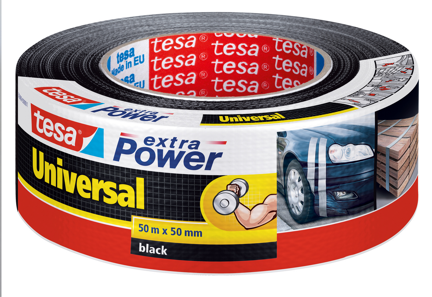 Ilmastointiteippi Tesa Extra Power 50mmx50m musta