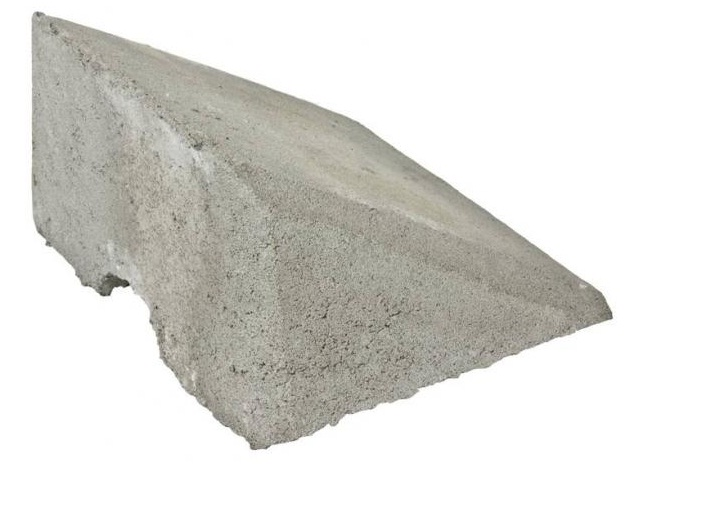 Støttemur Mini Skråavslutning grå - Asak