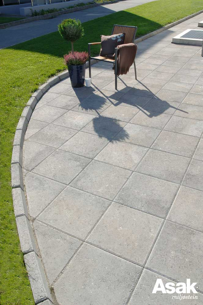 Helle Grå 40X20X5 - Asak