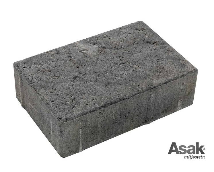 Belegningsstein Relieff 1/1 gråmix  10,7 - Asak