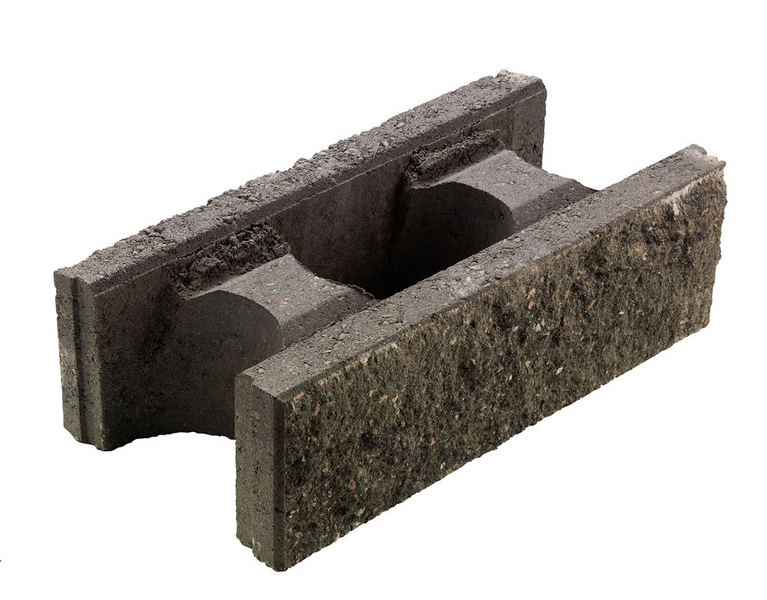 Splittblokk Gråmix 50X25X15cm - Asak