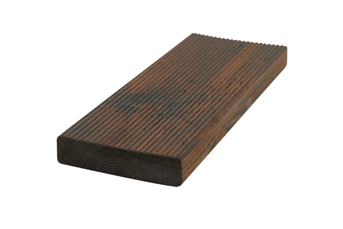 Terrassebord Perlerillet 28x120 Furu Royalimpregnert Brun -  Alvdal Royal