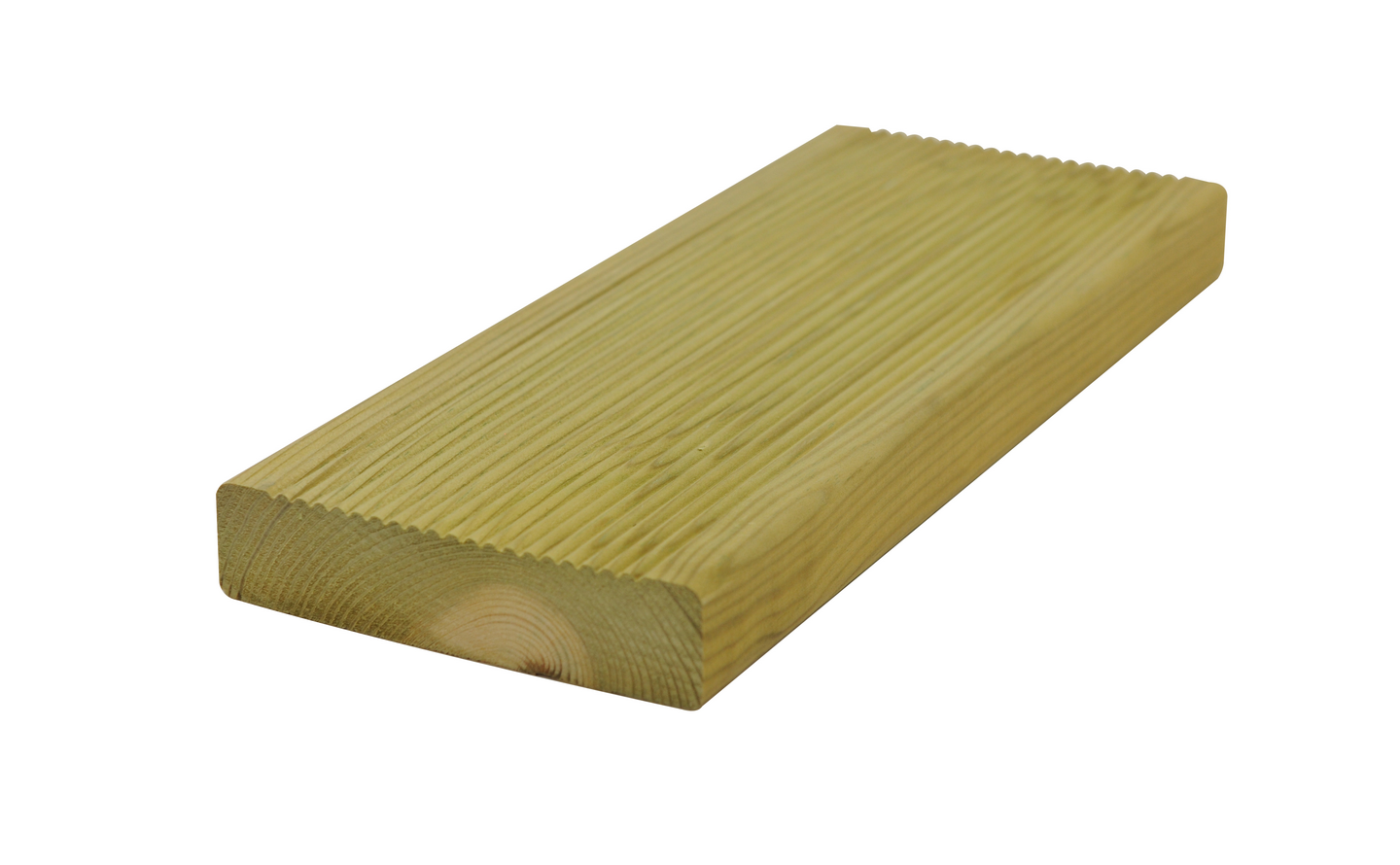 Terrassebord Rillet Duo 28x120 Furu Cu Impregnert