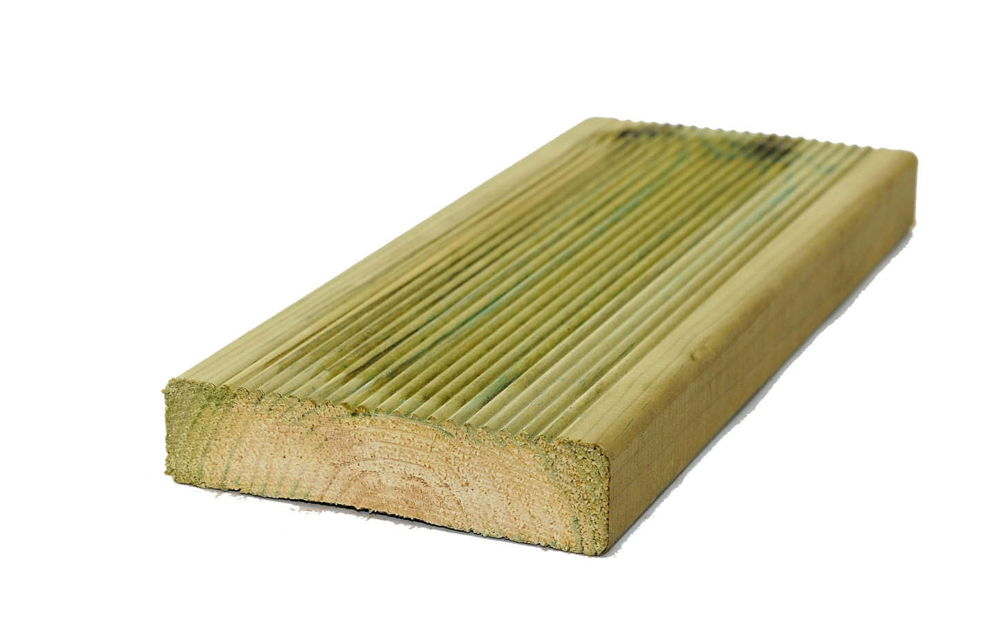 Terrassebord Rillet Duo 28x145 Furu Cu Impregnert