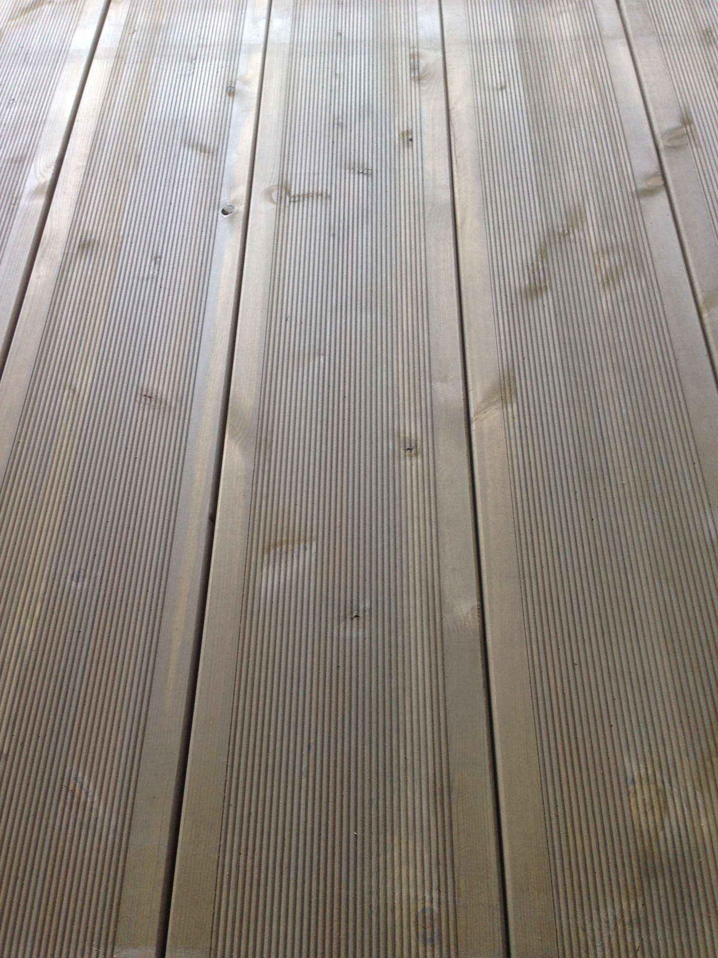 Terrassebord Rillet 28x220 Furu Royalimpregnert Fjellgrå - Alvdal Royal