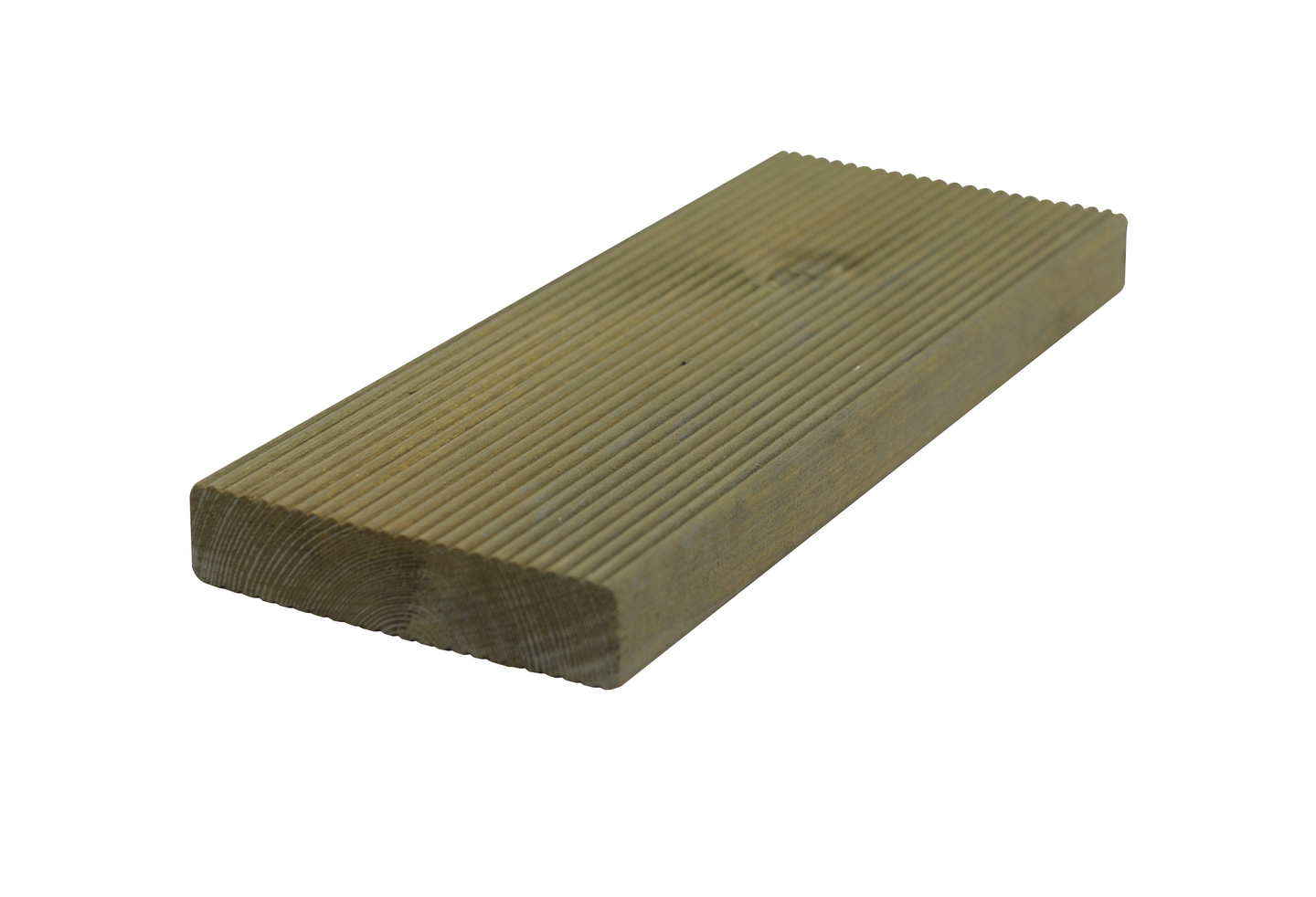 Terrassebord Perlerillet 28x120 Furu Royalimpregnert Fjellgrå - Alvdal Royal