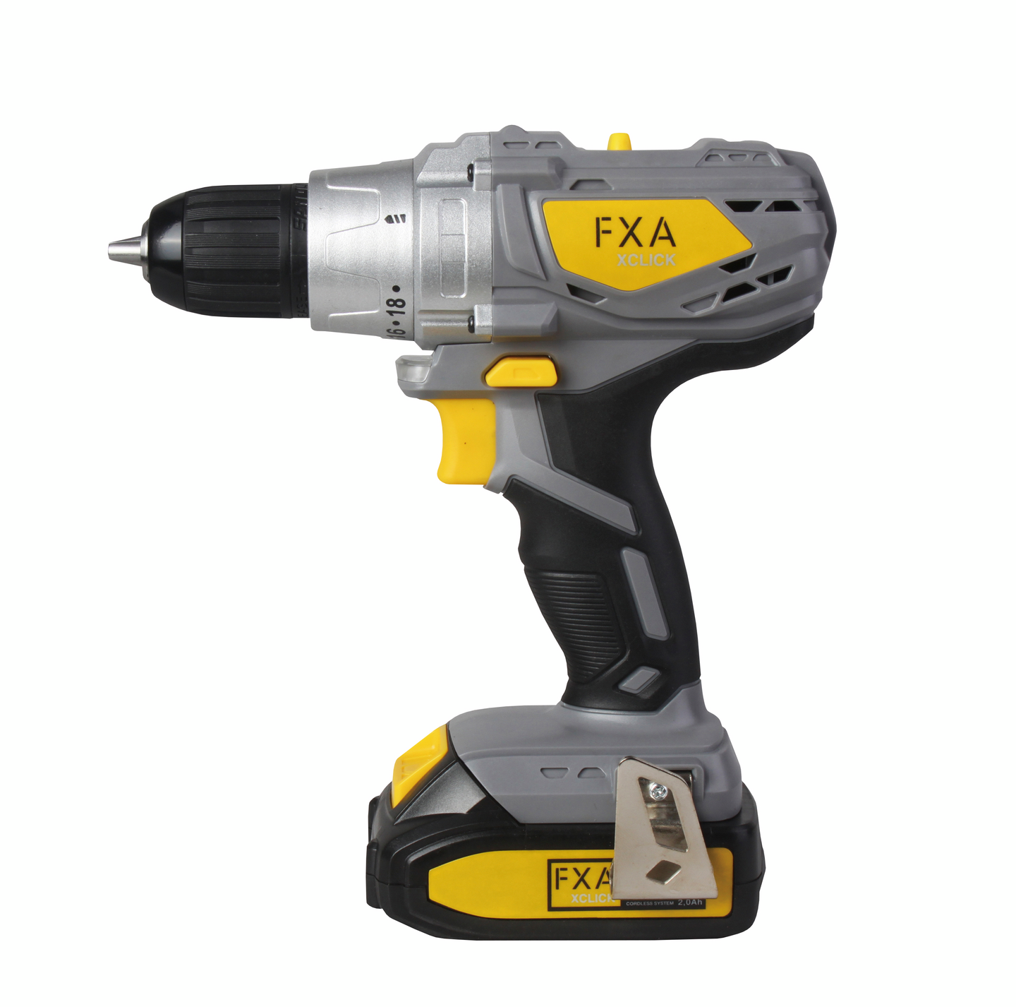 Batteridrevet drill 18V-L XCLICK 1x2,0Ah  - FXA