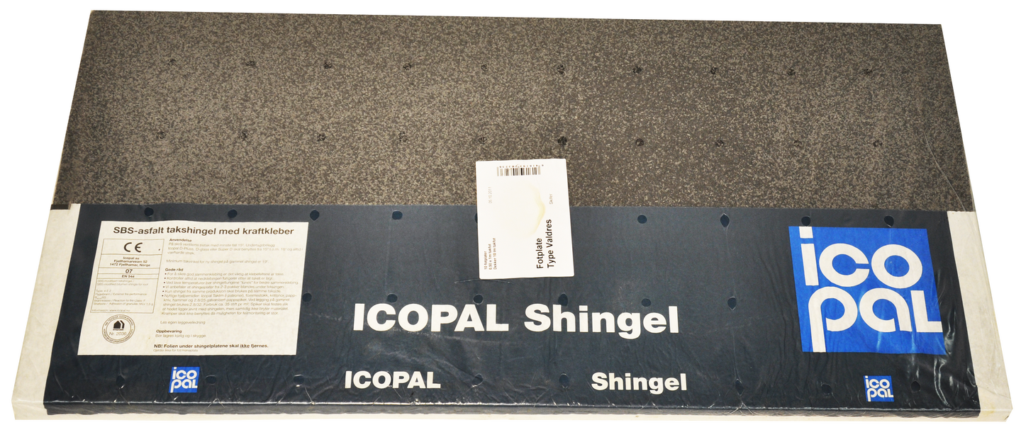 TAKSHINGEL FOTPLATE  VALDRES