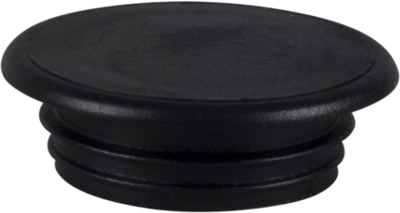 PLASTLOKK 14/19MM SVART A-200